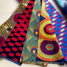 2020 hot selling top quality wholesale plain woven customized 100% polyester African print wax fabric